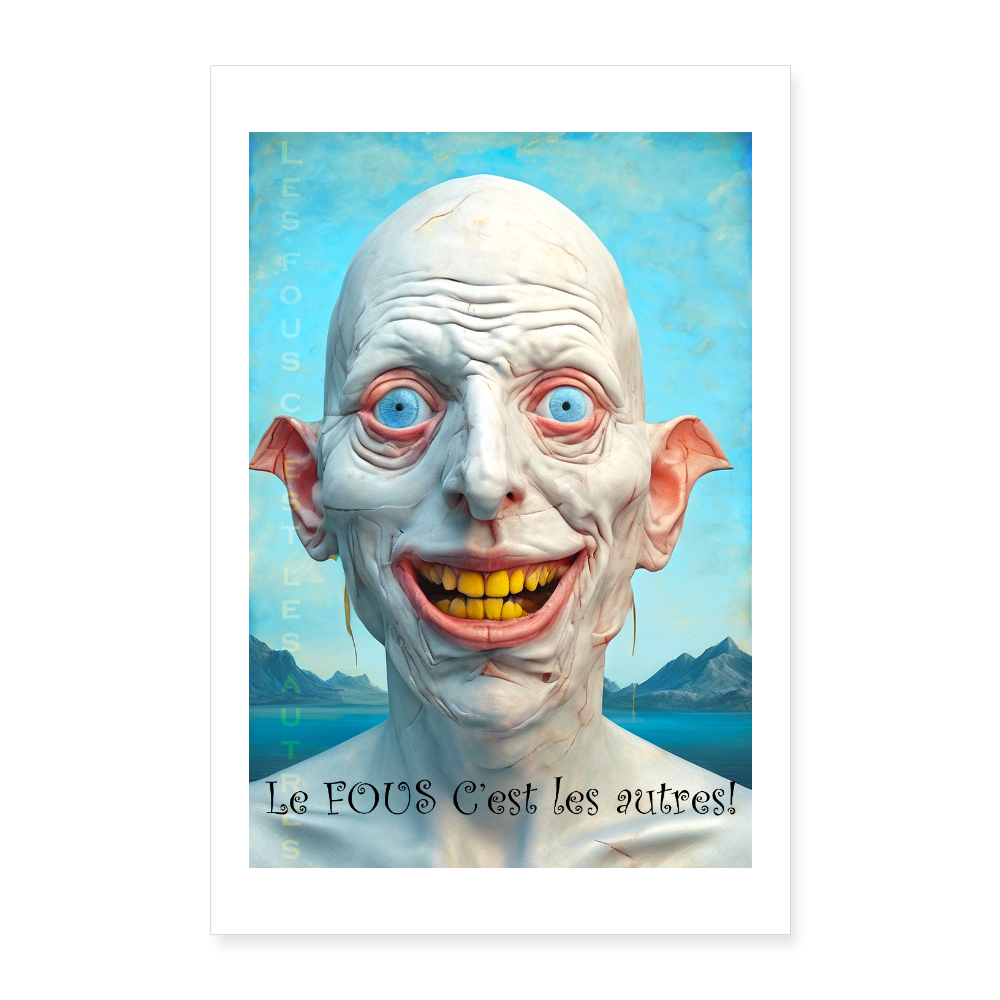 Poster 40x60 cm - vit