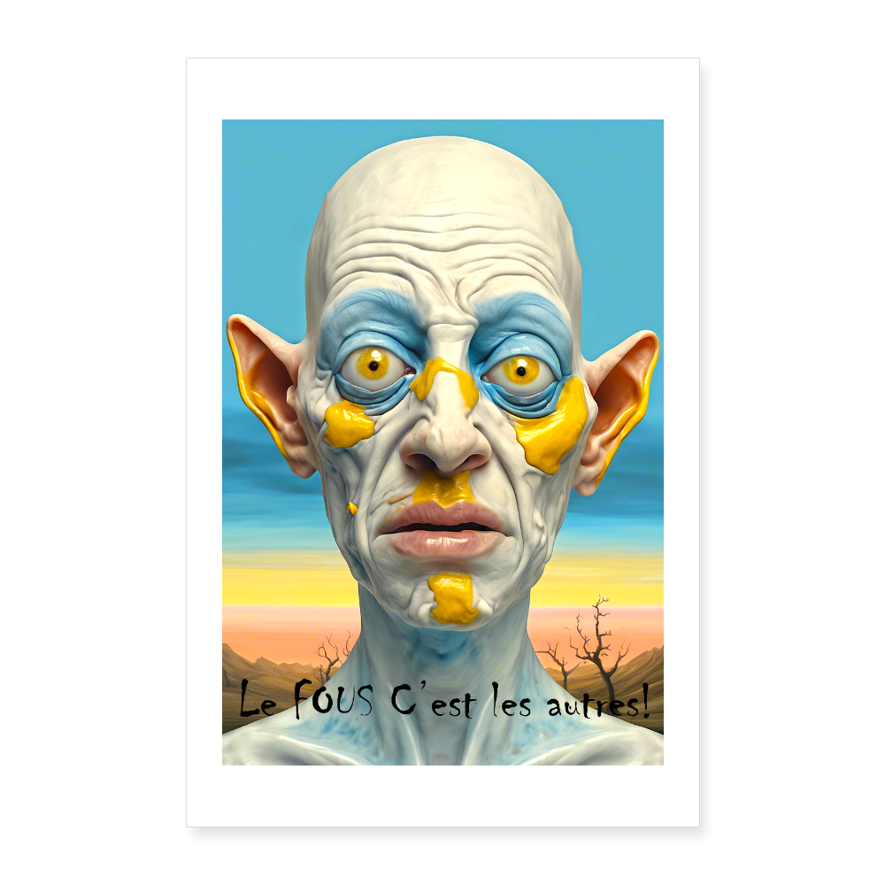 Poster 40x60 cm - vit