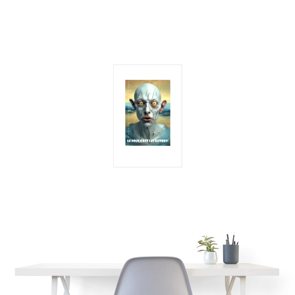 Poster 40x60 cm - vit