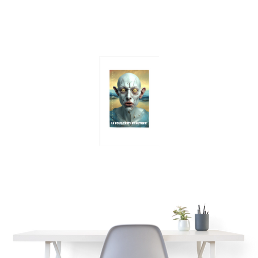 Poster 40x60 cm - vit