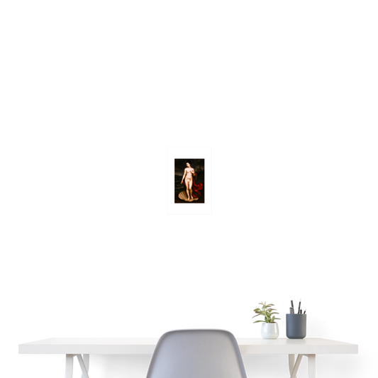 Poster 20x30 cm - vit