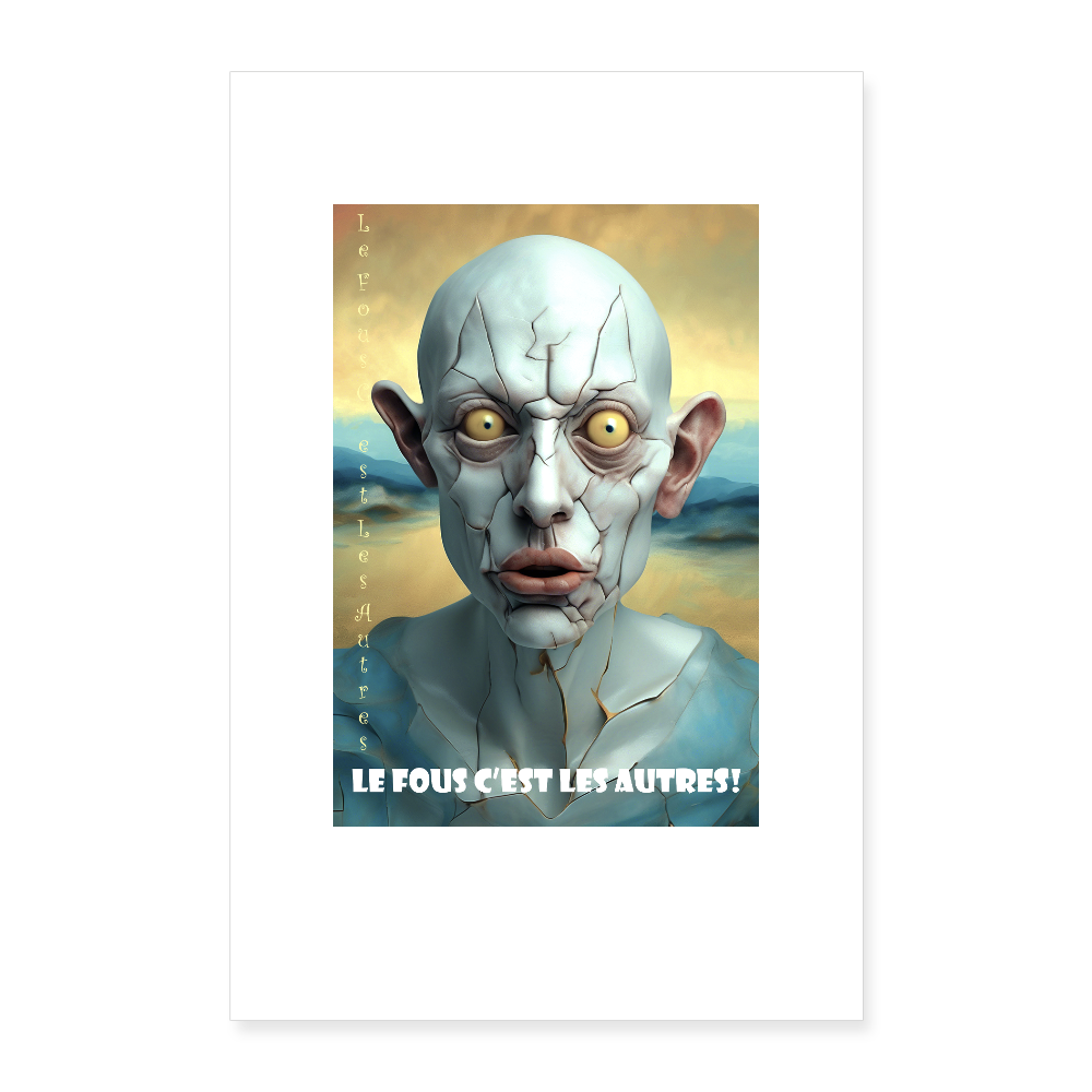 Poster 40x60 cm - vit