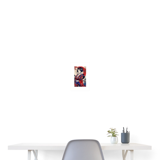 Poster 20x30 cm - vit