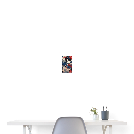 Poster 20x30 cm - vit