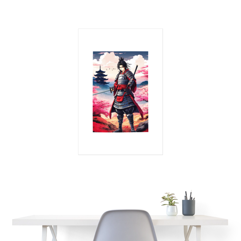 Poster 60x90 cm - vit