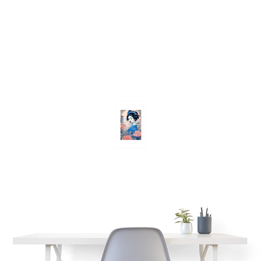 Poster 20x30 cm - vit