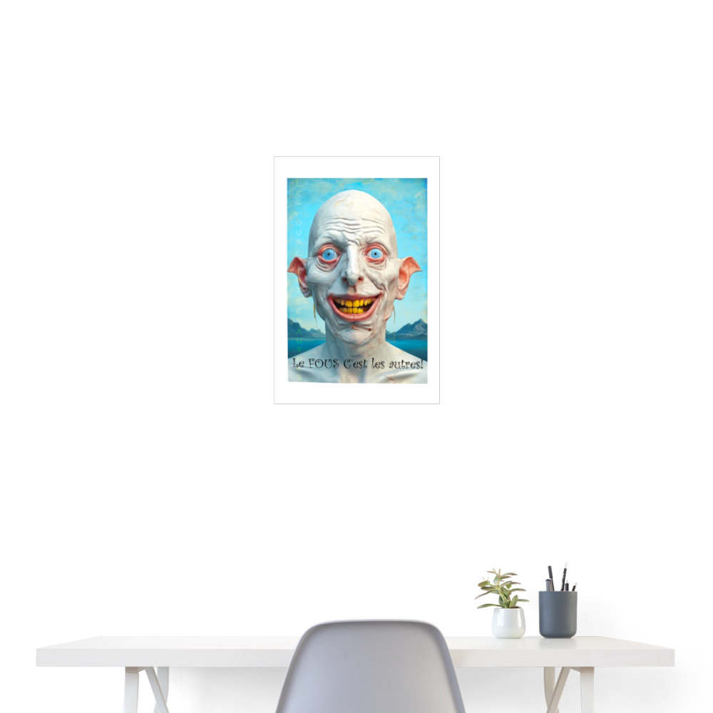 Poster 40x60 cm - vit