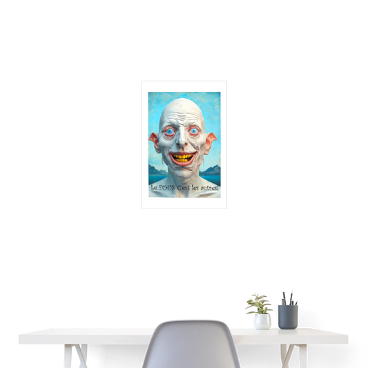 Poster 40x60 cm - vit