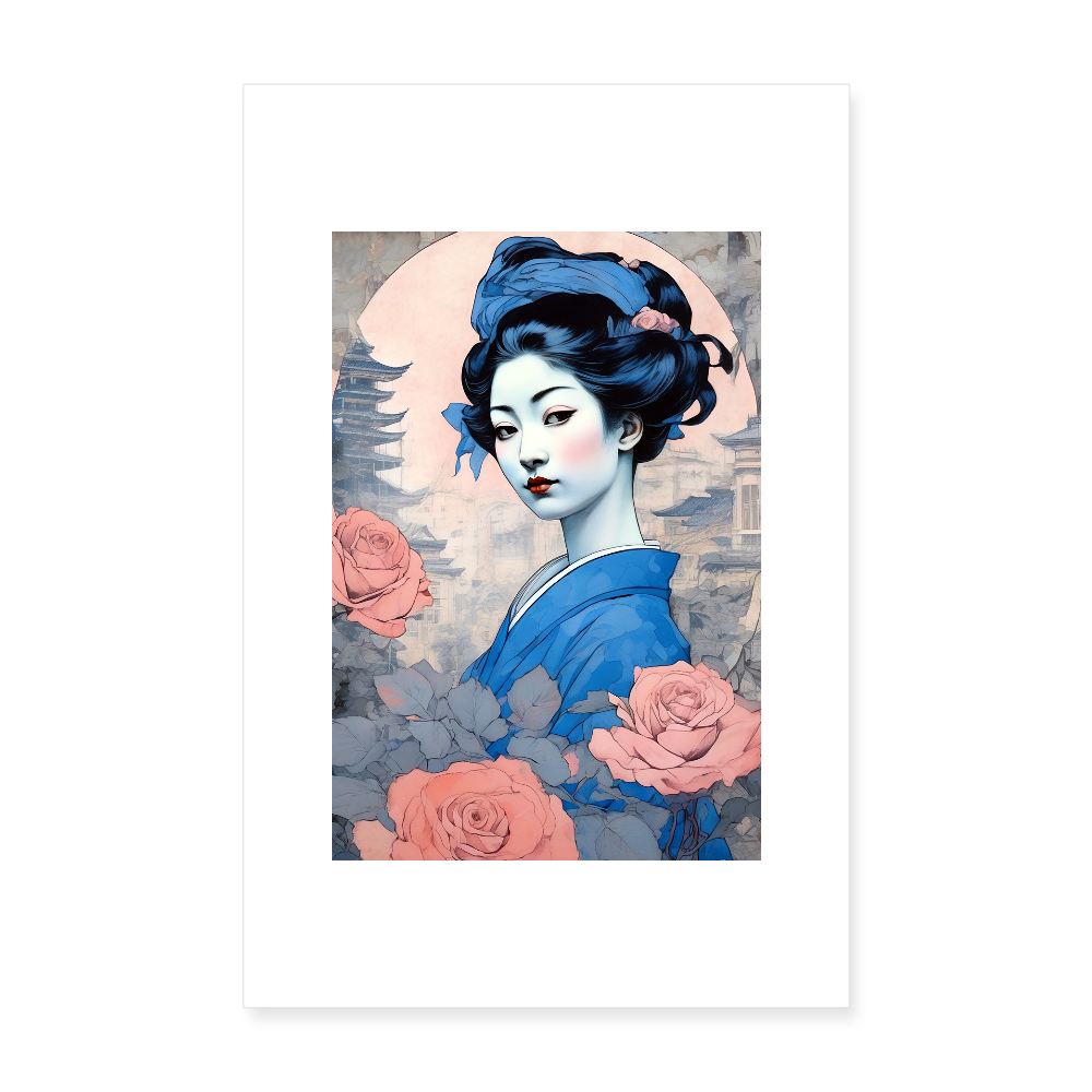 Poster 20x30 cm - vit