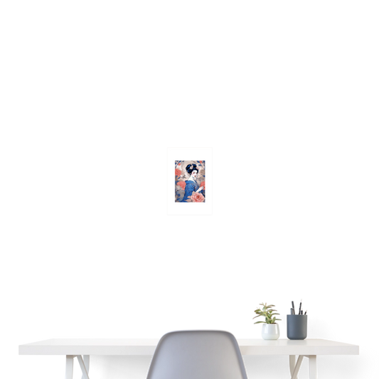 Poster 20x30 cm - vit