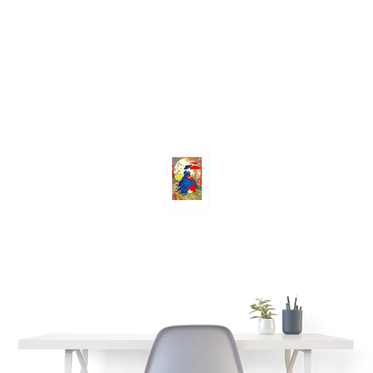 Poster 20x30 cm - vit