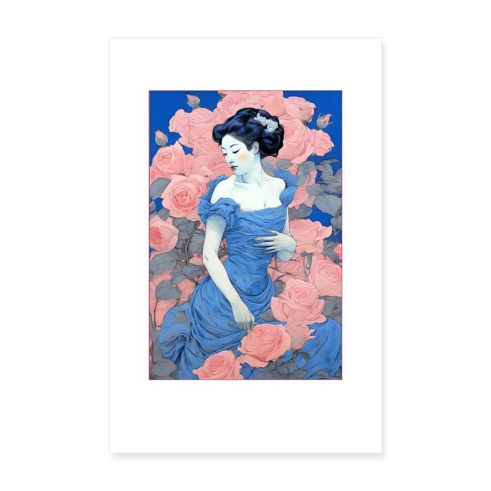 Poster 20x30 cm - vit
