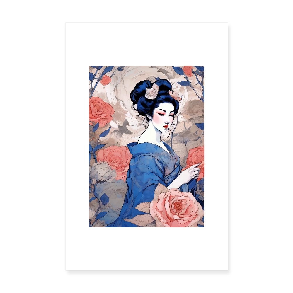 Poster 20x30 cm - vit