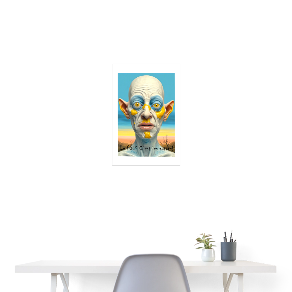 Poster 40x60 cm - vit