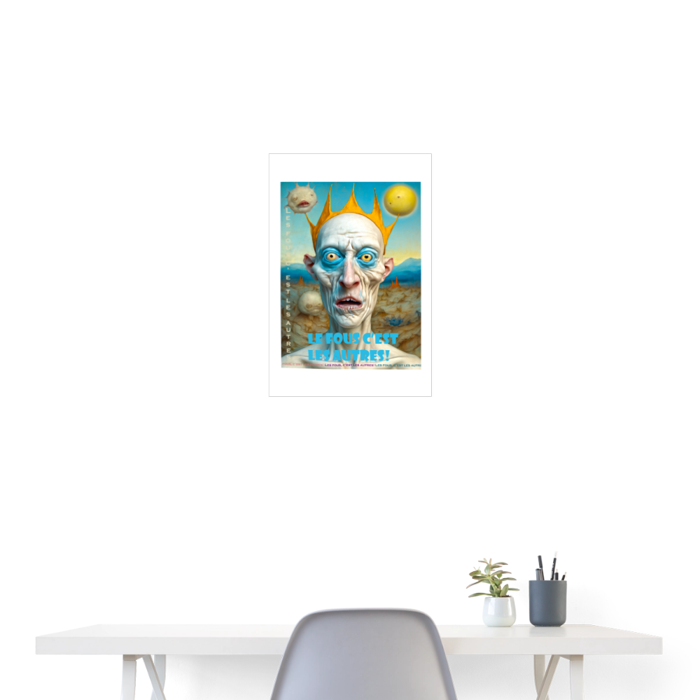 Poster 40x60 cm - vit