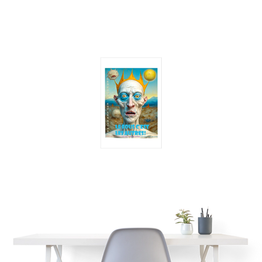 Poster 40x60 cm - vit