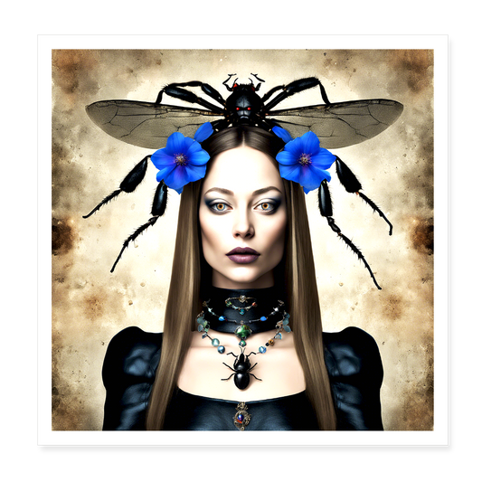 Poster 20x20 cm - vit