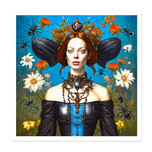 Poster 20x20 cm - vit