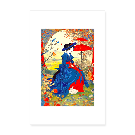 Poster 20x30 cm - vit