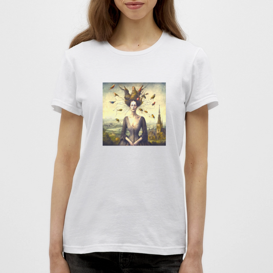 T-shirt dam - vit