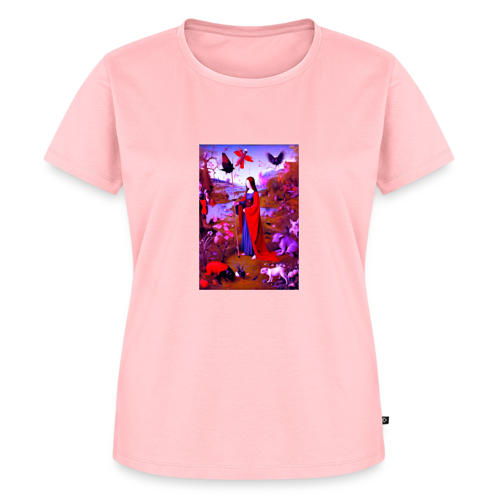 Premium-T-shirt dam - rosa