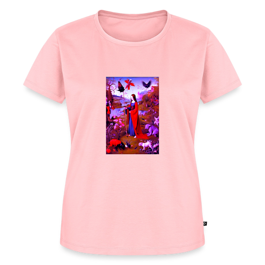 Premium-T-shirt dam - rosa