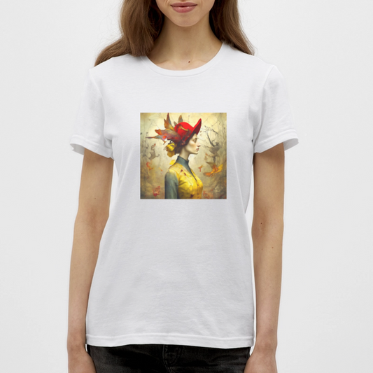 T-shirt dam - vit