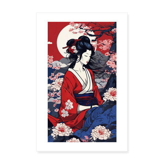 Poster 20x30 cm - vit