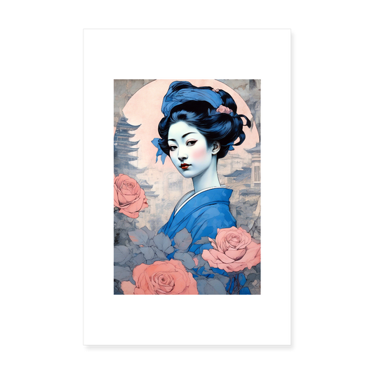 Poster 20x30 cm - vit