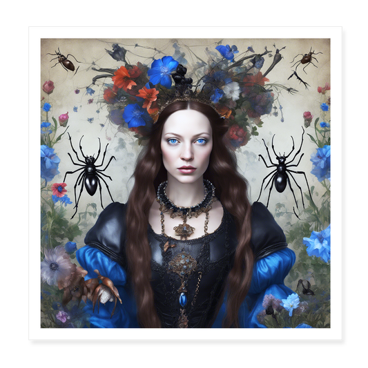 Poster 20x20 cm - vit