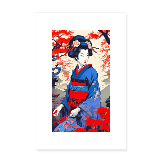 Poster 20x30 cm - vit