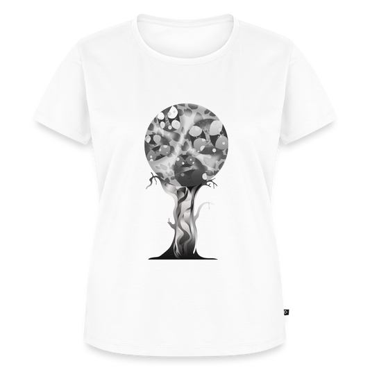 Premium-T-shirt dam - vit