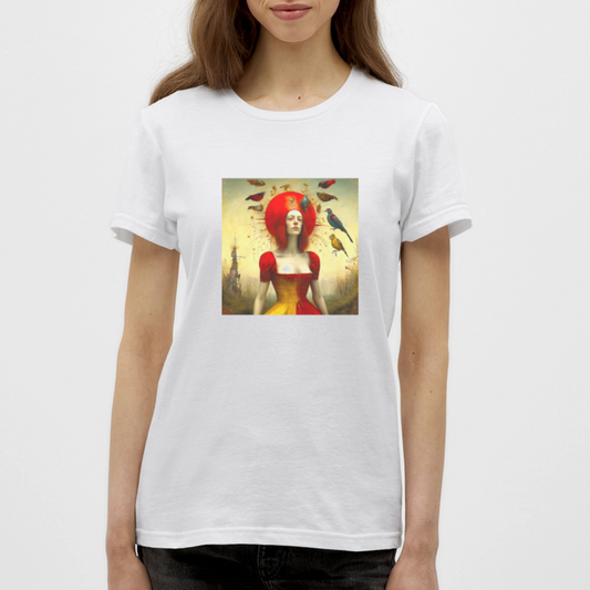 T-shirt dam - vit