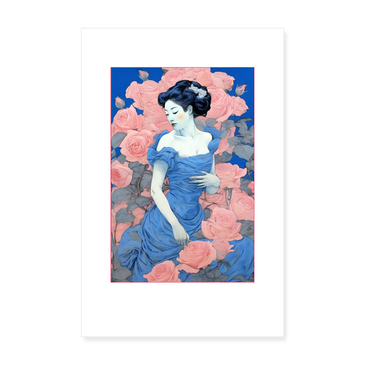 Poster 20x30 cm - vit