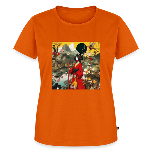 Premium-T-shirt dam - orange 