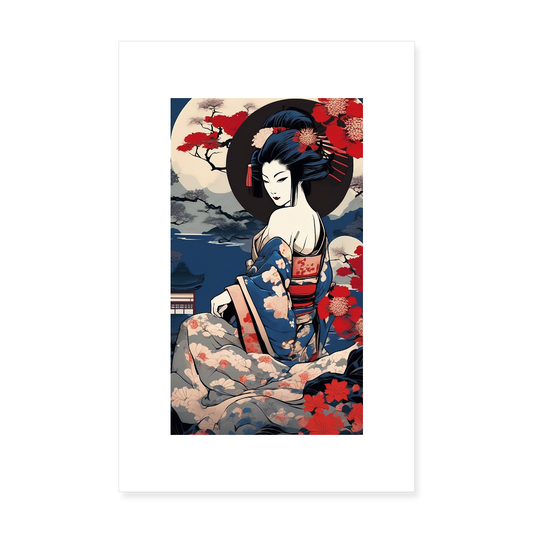 Poster 20x30 cm - vit