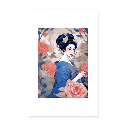 Poster 20x30 cm - vit