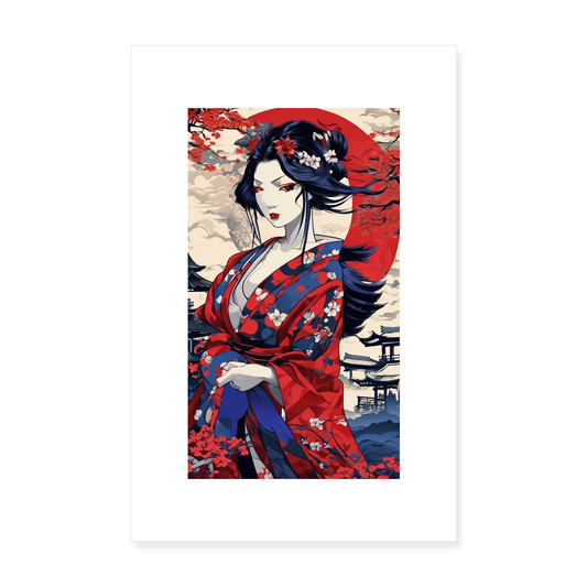 Poster 20x30 cm - vit