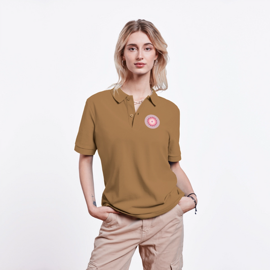 Ekologisk pikétröja PREPSTER unisex från Stanley/Stella - karamell 