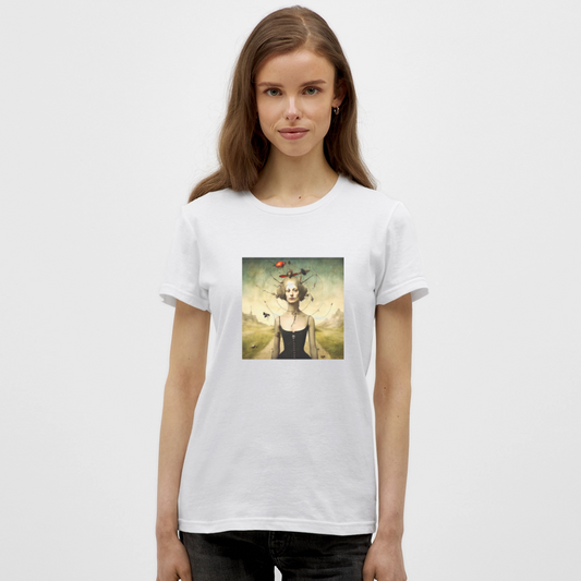 T-shirt dam - vit